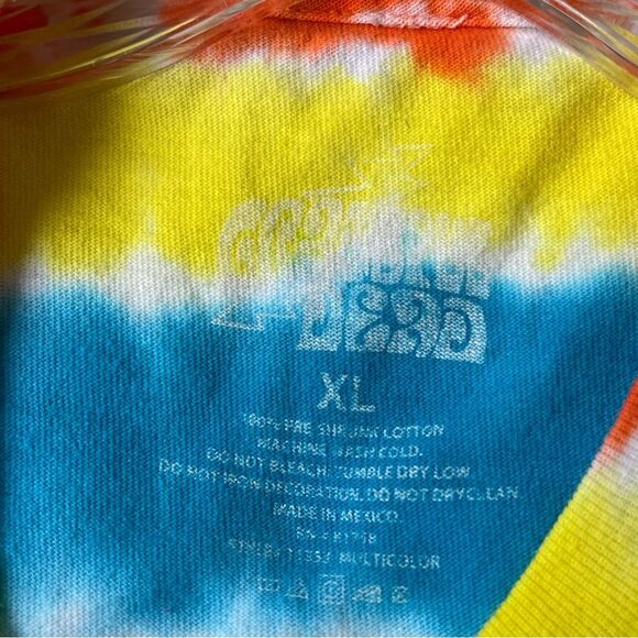 GREATFUL DEAD Tie Dye Classic Skull T-Shirt Size Xlarge - Picture 3 of 7